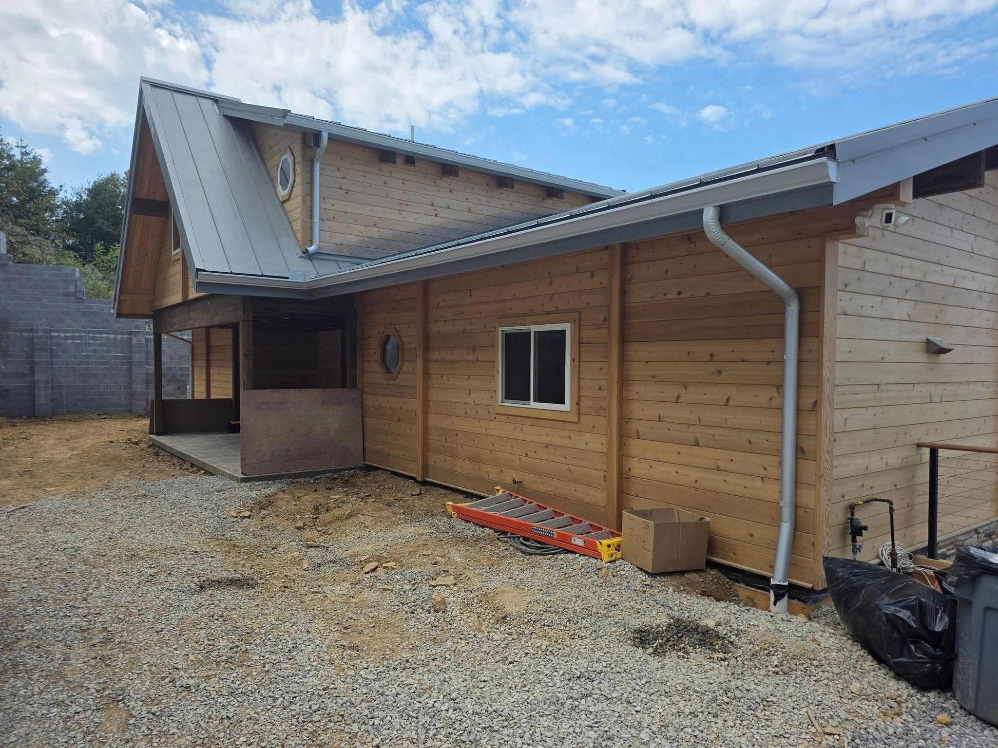 No-clog gutter guard install on an oak-heavy property